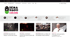 Desktop Screenshot of demasiadochevere.com